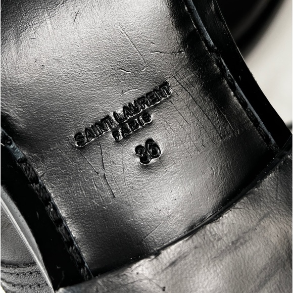 Saint Laurent Ranger Studded Ankle Boots - Picture 8 of 9